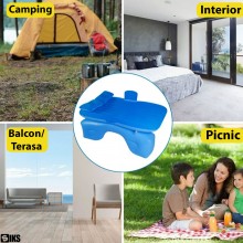 Saltea Auto Gonflabila SIKS Pentru Bancheta, 2 Perne Incluse Si Pompa, Albastru Saltea Auto Gonflabila SIKS Pentru Bancheta, 2 Perne Incluse Si Pompa, Albastru