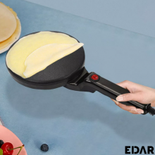 Plita Electrica EDAR Cu Alimentare Priza, Ideala Pentru Wrap, Clatite, Invelis Antiaderent, Usor De Curatat, Buton ON/OFF, 60...