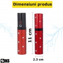 Dispozitiv Cu Electrosoc SIKS Profesional Pentru Autoaparare Tip Ruj, De Buzunar, Anti Caini, Animale Sau Pasari, Cu Lanterna... Dispozitiv Cu Electrosoc SIKS Profesional Pentru Autoaparare Tip Ruj, De Buzunar, Anti Caini, Animale Sau Pasari, Cu Lanterna...