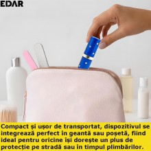 Dispozitiv Electrosoc EDAR, Pentru Autoaparare, De Buzunar, Tip Ruj, Anti Animale, Lanterna Inclusa, 5000K Volti, Reincarcabi... Dispozitiv Electrosoc EDAR, Pentru Autoaparare, De Buzunar, Tip Ruj, Anti Animale, Lanterna Inclusa, 5000K Volti, Reincarcabi...