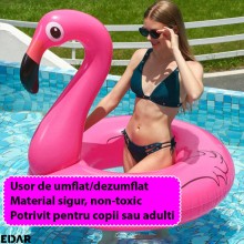 Colac Piscina EDAR Pentru Inot, Ideal Pentru Copii/Adulti, Design Tip Flamingo, Gonflabil, Usor De Transportat Si Depozitat, ... Colac Piscina EDAR Pentru Inot, Ideal Pentru Copii/Adulti, Design Tip Flamingo, Gonflabil, Usor De Transportat Si Depozitat, ...