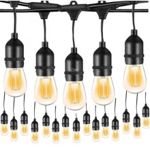 Ghirlanda Luminoasa Decorativa SIKS Cu Becuri De Interior/Exterior/Gradina, cu Alimentare la Priza, Pendule LED, 20 Metri, Lu...