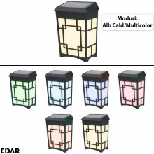 Lampa Solara Decorativa EDAR Cu Incarcare Solara Si Montare Pe Perete, Gard, Pentru Exterior/Casa/Gradina, Rezistenta La Apa ... Lampa Solara Decorativa EDAR Cu Incarcare Solara Si Montare Pe Perete, Gard, Pentru Exterior/Casa/Gradina, Rezistenta La Apa ...