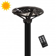 Lampa Solara Stradala Led EDAR Cu Montare Pe Stalp, Pentru Exterior, Alimentare Solara, Control Telecomanda, Senzori De Lumin...