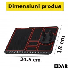 Suport Telefon Auto EDAR, Model Covoras, Pad Masina, Numar Telefon Afisat, Fixare Pe Bord, Multifunctional, Rotatie 360 Grade... Suport Telefon Auto EDAR, Model Covoras, Pad Masina, Numar Telefon Afisat, Fixare Pe Bord, Multifunctional, Rotatie 360 Grade...