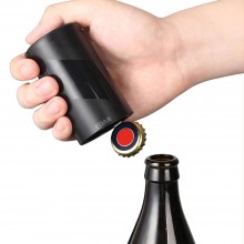 Desfacator Sticle De Bere Si Suc EDAR, Capace Metalice, Automat, Magnet Incorporat, 82 x 48 mm, Negru