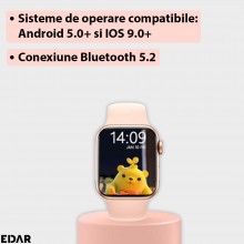 Ceas Inteligent EDAR, Smartwatch Compatibil Android Si IOS, Display Tactil, Monitorizare Activitate Fizica, Somn, Puls, Funct... Ceas Inteligent EDAR, Smartwatch Compatibil Android Si IOS, Display Tactil, Monitorizare Activitate Fizica, Somn, Puls, Funct...