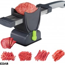 Feliator Manual Pentru Carne EDAR, Lame Inox, Fixare Cu Ventuza, Grosime Taiere Ajustabila 2-4 mm, Usor De Folosit Si Curatat...