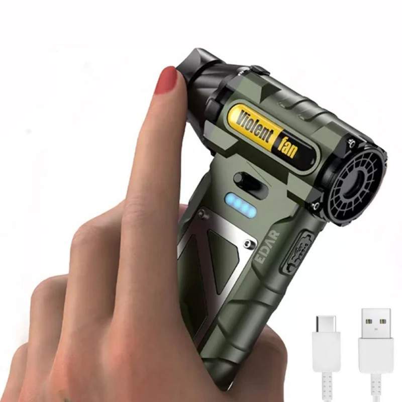 Suflanta Aer EDAR, Portabila, 4 Viteze, Fara Fir, Acumulator Reincarcabil, Cutter Si Ciocan Siguranta, Design Ergonomic, Inde...