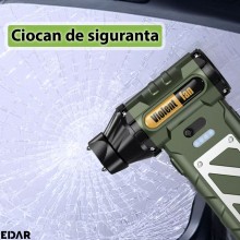 Suflanta Aer EDAR, Portabila, 4 Viteze, Fara Fir, Acumulator Reincarcabil, Cutter Si Ciocan Siguranta, Design Ergonomic, Inde...