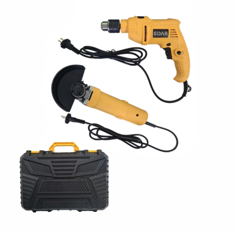 Set Scule EDAR Masina De Gaurit Cu Impact 780W Cu 2 Trepte De Viteza Si Polizor Unghiular, Mandrina 1.5–13 mm, 10.000 Rpm, Ne... Set Scule EDAR Masina De Gaurit Cu Impact 780W Cu 2 Trepte De Viteza Si Polizor Unghiular, Mandrina 1.5–13 mm, 10.000 Rpm, Ne...