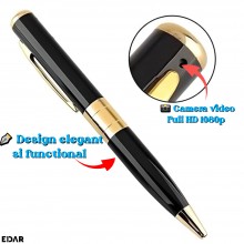 Pix Spion EDAR Cu Camera 1080p Full HD Si Microfon, Inregistrare Audio-Video Si Foto, Compatibil Card MicroSD 32GB Si Cablu U...