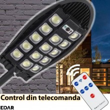 Lampa Solara EDAR Pentru Exterior, Iluminat Stradal Sau Gradina, Model W7103A-5, 364 Led SMD, Lumina Neutra, Senzori De Misca... Lampa Solara EDAR Pentru Exterior, Iluminat Stradal Sau Gradina, Model W7103A-5, 364 Led SMD, Lumina Neutra, Senzori De Misca...