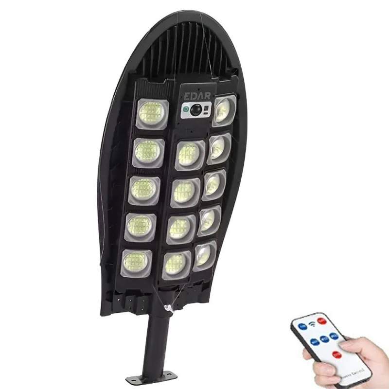 Lampa Solara EDAR Pentru Exterior, Iluminat Stradal Sau Gradina, Model W7103A-5, 364 Led SMD, Lumina Neutra, Senzori De Misca... Lampa Solara EDAR Pentru Exterior, Iluminat Stradal Sau Gradina, Model W7103A-5, 364 Led SMD, Lumina Neutra, Senzori De Misca...