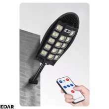 Lampa Solara EDAR Pentru Exterior, Iluminat Stradal Sau Gradina, Model W7103A-5, 364 Led SMD, Lumina Neutra, Senzori De Misca...