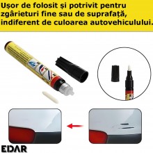 Creion EDAR Corector Zgarieturi Auto, Pentru Vopsea Mașina, Reparare Rapida Creion EDAR Corector Zgarieturi Auto, Pentru Vopsea Mașina, Reparare Rapida