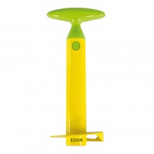 Aparat Pentru Curatat Si Feliat Ananas EDAR, Maner Plastic, Galben/Verde