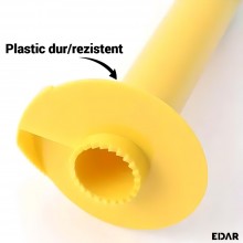 Aparat Pentru Curatat Si Feliat Ananas EDAR, Maner Plastic, Galben/Verde Aparat Pentru Curatat Si Feliat Ananas EDAR, Maner Plastic, Galben/Verde