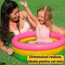 Piscina Gonflabila Rotunda SIKS Pentru Copii De Exterior / Interior, Cu Baza Podea Moale Gonflabila, Dimensiuni 60 x 22 cm, 3... Piscina Gonflabila Rotunda SIKS Pentru Copii De Exterior / Interior, Cu Baza Podea Moale Gonflabila, Dimensiuni 60 x 22 cm, 3...