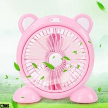 Ventilator Aer Portabil De Birou Sau Podea SIKS Cu 2 Viteze, Design Panda, Conectare La Priza, Motor Brushless, Silentios, Pu...