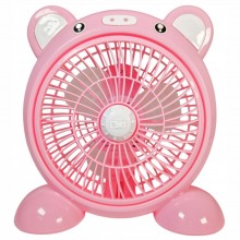 Ventilator Aer Portabil De Birou Sau Podea SIKS Cu 2 Viteze, Design Panda, Conectare La Priza, Motor Brushless, Silentios, Pu...