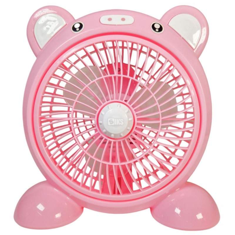 Ventilator Aer Portabil De Birou Sau Podea SIKS Cu 2 Viteze, Design Panda, Conectare La Priza, Motor Brushless, Silentios, Pu...