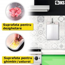 Tocator SIKS Multifunctional 4 in 1, Placa De Dezghetat Carne, Tocator, Functie De Ascutire Cutite, Razatoare, Inox Si Plasti... Tocator SIKS Multifunctional 4 in 1, Placa De Dezghetat Carne, Tocator, Functie De Ascutire Cutite, Razatoare, Inox Si Plasti...