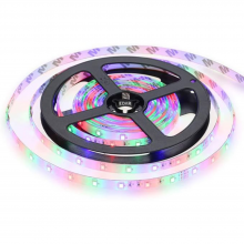 Banda LED Impermeabila EDAR, 10m, SMD 2835, 540 LED-uri, IP65, 10W/metru, Lumina 4500K, Cu Optiune De Taiere, Multicolora
