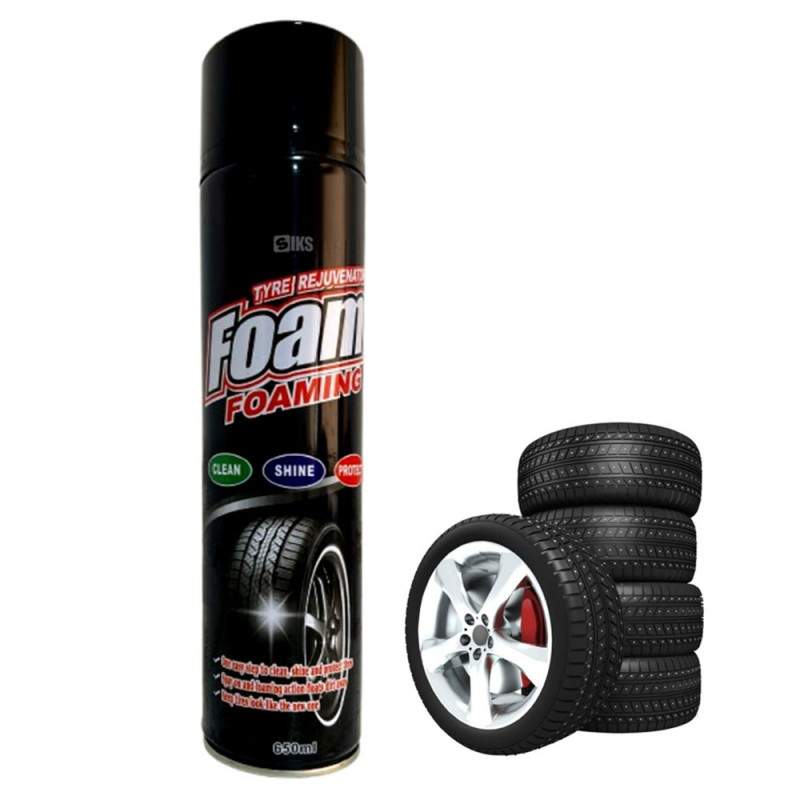 Spray SIKS Tip Spuma Pentru Curatare, Protectie Si Stralucire Cauciucuri Auto, Solutie Detailing Si Tratament Cauciuc, 650 ML... Spray SIKS Tip Spuma Pentru Curatare, Protectie Si Stralucire Cauciucuri Auto, Solutie Detailing Si Tratament Cauciuc, 650 ML...