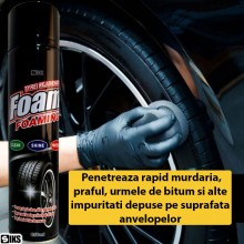 Spray SIKS Tip Spuma Pentru Curatare, Protectie Si Stralucire Cauciucuri Auto, Solutie Detailing Si Tratament Cauciuc, 650 ML... Spray SIKS Tip Spuma Pentru Curatare, Protectie Si Stralucire Cauciucuri Auto, Solutie Detailing Si Tratament Cauciuc, 650 ML...