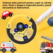 Volan SIKS Portabil Interactiv Multifunctional, De Jucarie, Kids Driving Simulator, Cu Sunete si Lumini, Rotire 360 Grade, Se... Volan SIKS Portabil Interactiv Multifunctional, De Jucarie, Kids Driving Simulator, Cu Sunete si Lumini, Rotire 360 Grade, Se...