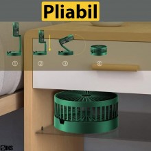 Ventilator Portabil SIKS De Birou Cu 3 Viteze, Pliabil, Inaltime Reglabila, Reglabil 180 Grade, Cu Suport Telefon, Incarcare ... Ventilator Portabil SIKS De Birou Cu 3 Viteze, Pliabil, Inaltime Reglabila, Reglabil 180 Grade, Cu Suport Telefon, Incarcare ...