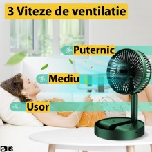 Ventilator Portabil SIKS De Birou Cu 3 Viteze, Pliabil, Inaltime Reglabila, Reglabil 180 Grade, Cu Suport Telefon, Incarcare ... Ventilator Portabil SIKS De Birou Cu 3 Viteze, Pliabil, Inaltime Reglabila, Reglabil 180 Grade, Cu Suport Telefon, Incarcare ...