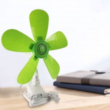Ventilator Aer Portabil SIKS De Birou Sau Podea Cu 1 Viteza, Prindere Cu Clips, Reglabil, Conectare La Priza, Silentios, Pute...