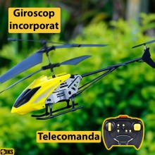 Elicopter SIKS Cu Telecomanda Pentru Copii, Cu Giroscop Incorporat, Carcasa De Metal, Lumina Led, Rezistent La Cazaturi, Idea... Elicopter SIKS Cu Telecomanda Pentru Copii, Cu Giroscop Incorporat, Carcasa De Metal, Lumina Led, Rezistent La Cazaturi, Idea...