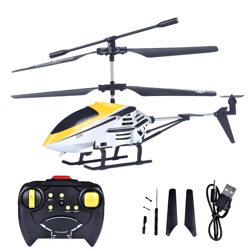Elicopter SIKS Cu Telecomanda Pentru Copii, Cu Giroscop Incorporat, Carcasa De Metal, Lumina Led, Rezistent La Cazaturi, Idea... Elicopter SIKS Cu Telecomanda Pentru Copii, Cu Giroscop Incorporat, Carcasa De Metal, Lumina Led, Rezistent La Cazaturi, Idea...