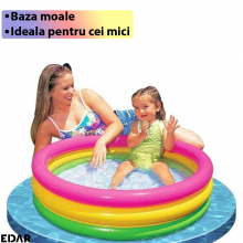 Mini Piscina Gonflabila EDAR Pentru Copii, Pentru Interior/Exterior, Mini Bazin Gonflabil, Usor De Umflat/Dezumflat/Depozitat... Mini Piscina Gonflabila EDAR Pentru Copii, Pentru Interior/Exterior, Mini Bazin Gonflabil, Usor De Umflat/Dezumflat/Depozitat...