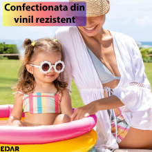 Mini Piscina Gonflabila EDAR Pentru Copii, Pentru Interior/Exterior, Mini Bazin Gonflabil, Usor De Umflat/Dezumflat/Depozitat... Mini Piscina Gonflabila EDAR Pentru Copii, Pentru Interior/Exterior, Mini Bazin Gonflabil, Usor De Umflat/Dezumflat/Depozitat...