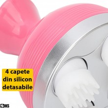 Aparat Inteligent Electric SIKS Pentru Masaj Capilar, Masaj Scalp, Pentru Relaxarea Scalpului Si Reducerea Stresului, 4 Capet...