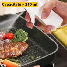 Oliviera SIKS Tip Pulverizator Din Sticla Pentru Ulei, Otet sau Alte Lichide, 210 ml, Culoare Alba