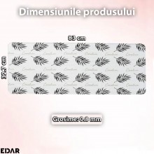 Protectie Impotriva Stropilor De Ulei Pentru Aragaz EDAR, Model Frunze, Din Aluminiu, Pliabila, Reutilizabila, Lavabila, Rezi...