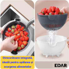 Set Multifunctional EDAR Pentru Taiat, Feliat, Scurs Si Curatat Legume Si Fructe