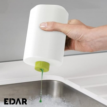 Organizator Multifunctional EDAR Pentru Chiuveta, Cu Dozator, Spatiu Depozitare Burete, Polipropilena, Alb/Verde Organizator Multifunctional EDAR Pentru Chiuveta, Cu Dozator, Spatiu Depozitare Burete, Polipropilena, Alb/Verde