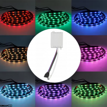 Controler EDAR Pentru Banda LED RGB, Functioneaza Fara Conexiune WiFi, Conector Compatibil Cu Telecomenzi Cu 24 Sau 44 De Tas...
