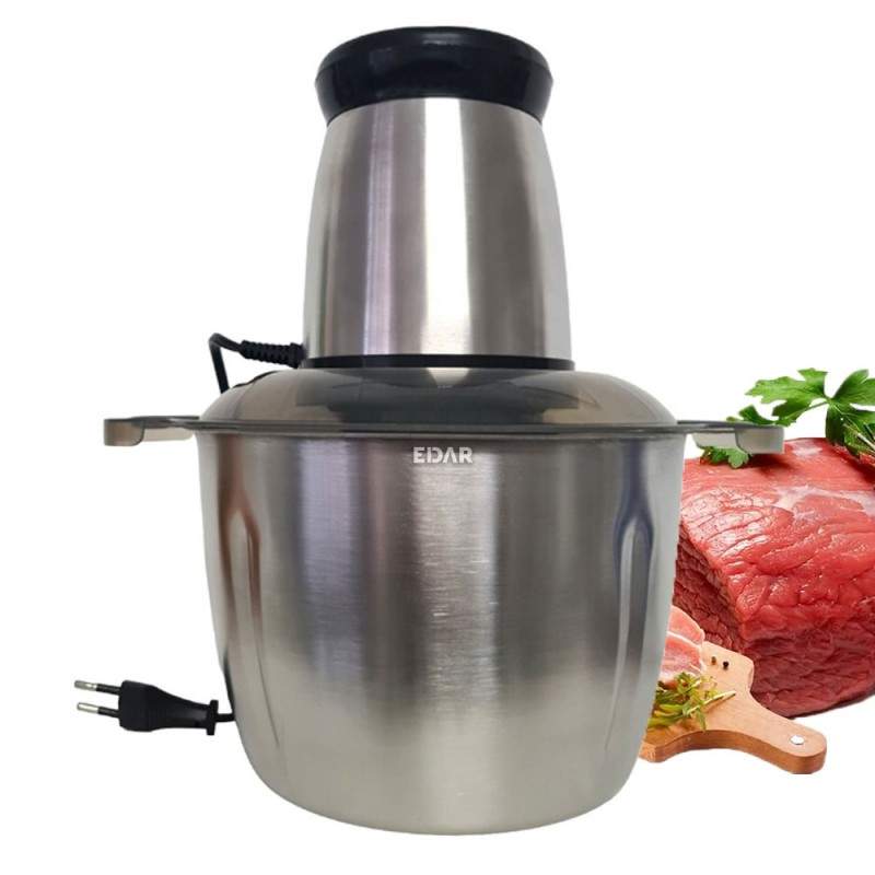 Tocator Electric EDAR Pentru Carne/Legume, Universal, Multifunctional, Componente Detasabile Si Lavabile, Recipient Din Inox,... Tocator Electric EDAR Pentru Carne/Legume, Universal, Multifunctional, Componente Detasabile Si Lavabile, Recipient Din Inox,...