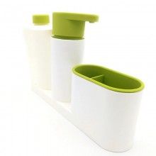 Organizator chiuveta SIKS® dispener bucatarie, baie, alb Organizator chiuveta SIKS® dispener bucatarie, baie, alb