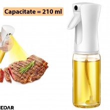 Pulverizator Pentru Ulei, Otet Sau Alte Lichide EDAR, Reincarcabil, Oliviera Capacitate 210 ml, Sticla/Plastic, Usor De Curat...