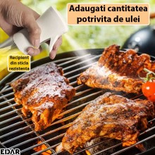 Pulverizator Pentru Ulei, Otet Sau Alte Lichide EDAR, Reincarcabil, Oliviera Capacitate 210 ml, Sticla/Plastic, Usor De Curat...