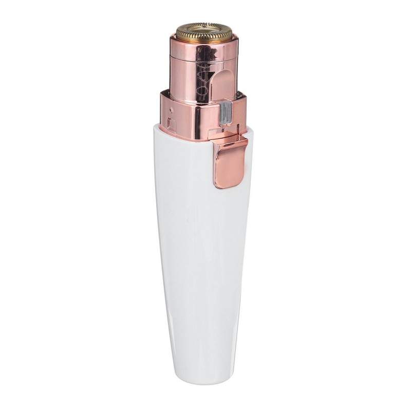 Trimmer facial 2 in 1 SIKS® cu incarcare prin USB, usor de utilizat, alb