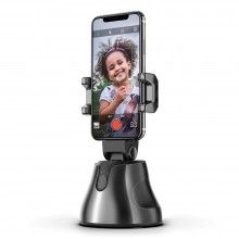 Suport telefon SIKS® pentru fotografiere inteligenta, automata, rotire 360 de grade, negru